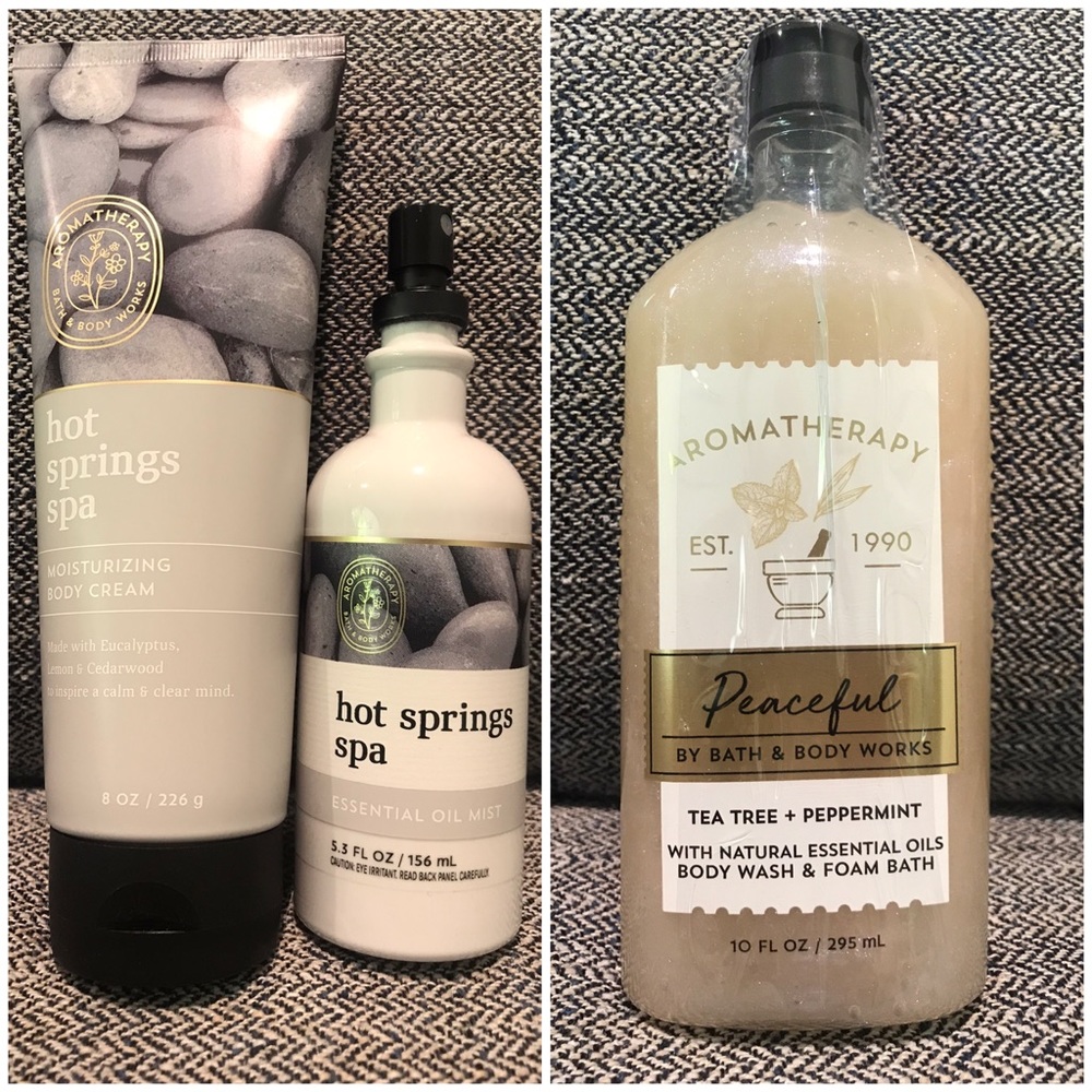 Bath and Body works Aromatherapy line lot